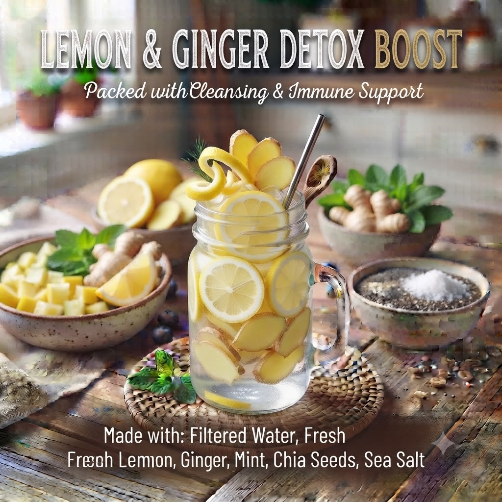 Lemon & Ginger Detox Water